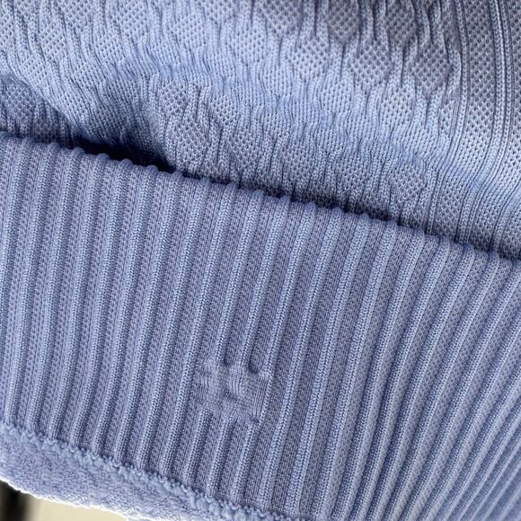 Lululemon Hydrangea Blue Rest Less Mock Neck Long Sleeve Top - Picture 10 of 10